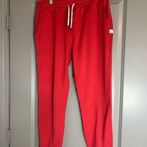 Vuori Performance Joggers Red Women’s Size Large